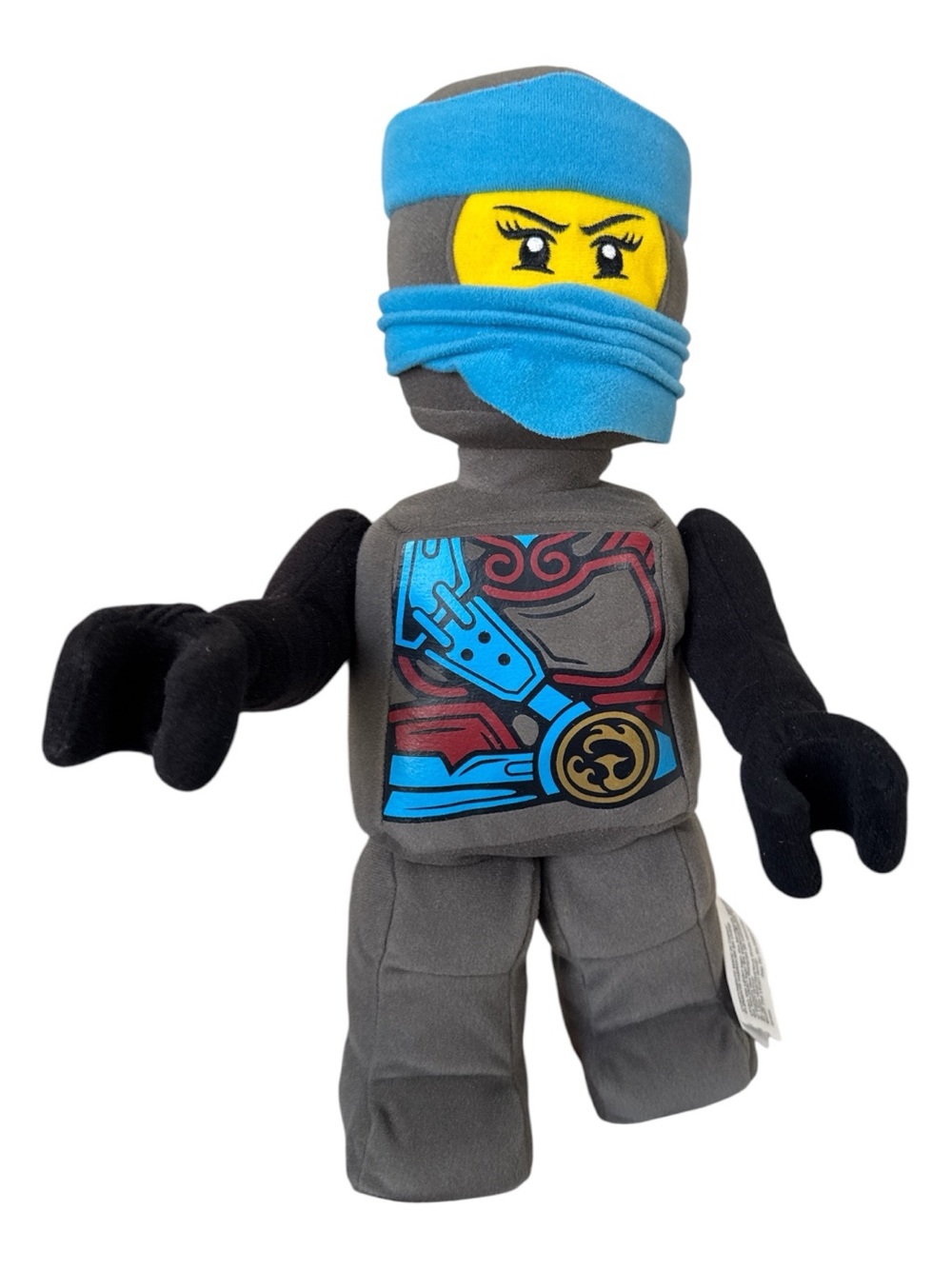 LEGO Ninjago Nya Minifigure Plush Rare Retired Blue Ninja 12” Stuffed Toy